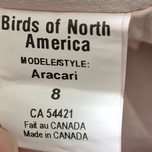 EUC Birds of North America Full Midi Skirt, S Washable, Pockets, Hidden Back Zip - Picture 6 of 8